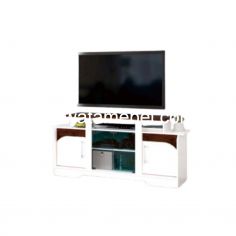 TV Cabinet Size 160 - ASTROBOX MARS TVR 201 / Teak Dark Brown - Natural White 